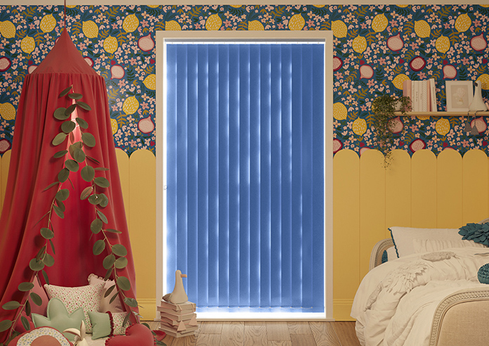 Palermo (Blackout), Bluebell - Vertical Blind - Image 6
